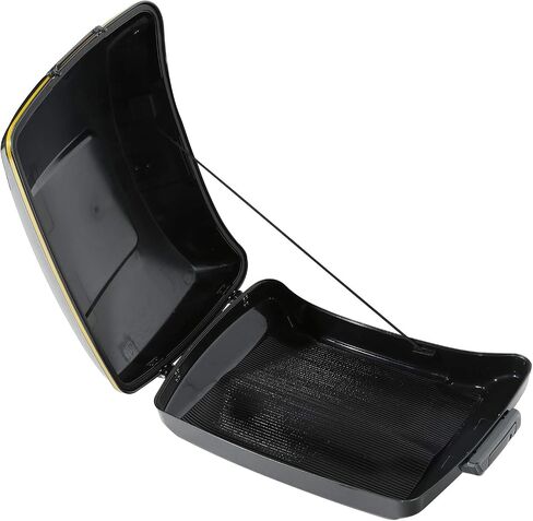 Gold/Black Geometric Shape Fade ABS 5.5" Razor Trunk Fit For Harley 2014-2025 Touring CVO Road King Street Glide Electra Glide Ultra Limited Pack in Saudi Arabia