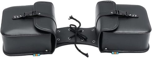 Motorcycle Saddle Bags Universal PU Leather Side Luggage Tool Storage Bags 2Pcs/Set Motorcycle Saddlebags Travel Tool Bag Motorcycle in Saudi Arabia