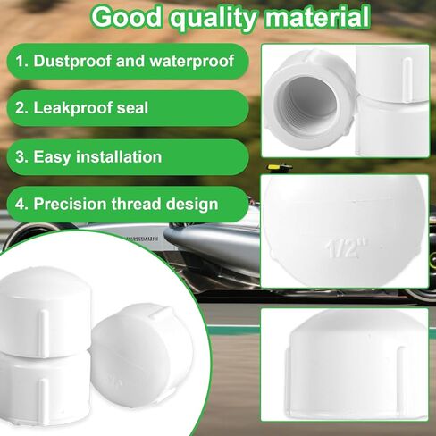 8pcs Racing Fuel Jug Cap, Plastic Dustproof & Waterproof Racing Gas Can Replacement Vent Hose Dust Cap Lids Accessories Compatible with 5.5 Gallon Fuel Jugs Egs Tank & Scribner Tank in Saudi Arabia