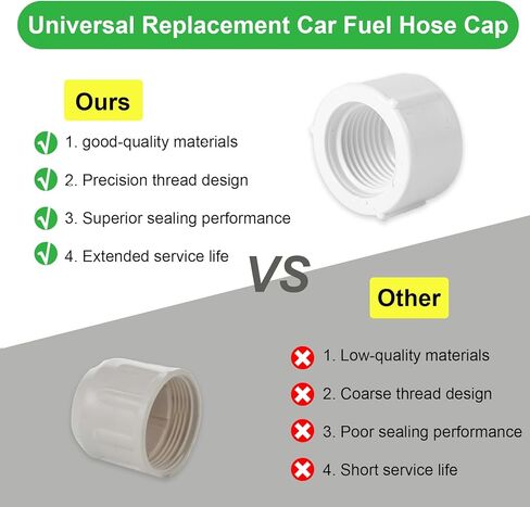 8pcs Racing Fuel Jug Cap, Plastic Dustproof & Waterproof Racing Gas Can Replacement Vent Hose Dust Cap Lids Accessories Compatible with 5.5 Gallon Fuel Jugs Egs Tank & Scribner Tank in Saudi Arabia