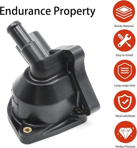 19320-RAA-A01 Engine Coolant Thermostat Housing Case, Replacement for Honda Element 2.4L 2011, Replaces 19320-RAA-A02 19320-R40-A01 in Saudi Arabia