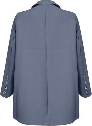 Aniywn Blazer Sets Women 2 Piece Outfits Plus Size Women Business Casual Sets Dressy Blazer Jackets Straight Leg Pants Suits in Saudi Arabia