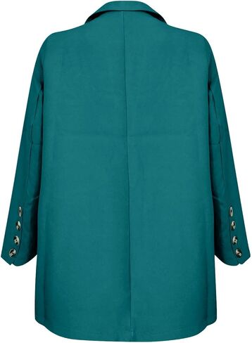 Aniywn السترة مجموعات النساء 2 قطعة وتتسابق حجم كبير سيدات الأعمال مجموعات غير رسمية متأنق السترة جاكيتات مستقيم الساق السراويل الدعاوى in Kuwait