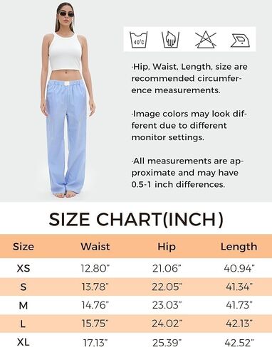 Womens Striped Boxer Pants Wide Leg Pajamas Lounge Pants Elatic High Waist Loose Casual Y2K Fashion in Saudi Arabia