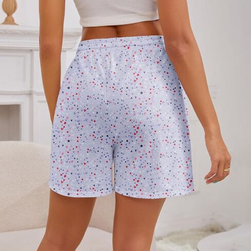 American Trends 3 Pack Pajama Shorts Women Casual Elastic Waist Comfy Printed Sleep Lounge Shorts for Women PJ Bottoms in Saudi Arabia