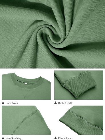 Womens Long Sleeve Sweatshirt Casual Crew Neck T Shirt Cute Pullover Tops Lightweight Loose Fit Sweater 2025 Fall Outfit in Saudi Arabia