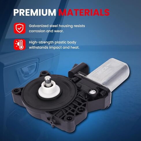 MOCA 2 Front or Rear Right 2-Pin Power Window Motor Fit for 07-12 for GMC Acadia,04-12 for Chevrolet Malibu,05-10 for Pontiac G6, 07-09 for Saturn Aura in Saudi Arabia