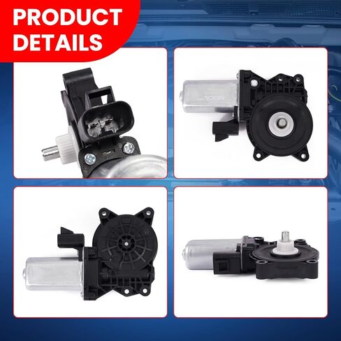 MOCA 2 Front or Rear Right 2-Pin Power Window Motor Fit for 07-12 for GMC Acadia,04-12 for Chevrolet Malibu,05-10 for Pontiac G6, 07-09 for Saturn Aura in Saudi Arabia