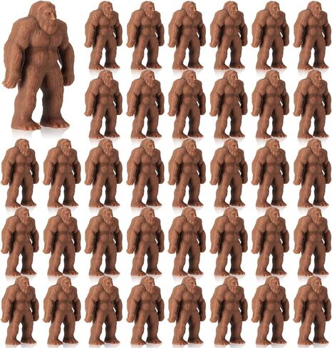 Chunful 36 جهاز كمبيوتر شخصى صغير التماثيل Bigfoot قليلا Sasquatch السائبة مصغرة Bigfoot للحزب تفضل Sasquatch المشجعين هدايا عيد ميلاد للرجال النساء خزانة الكتب المنزلية مشاهد غرفة المعيشة الديكور in Saudi Arabia