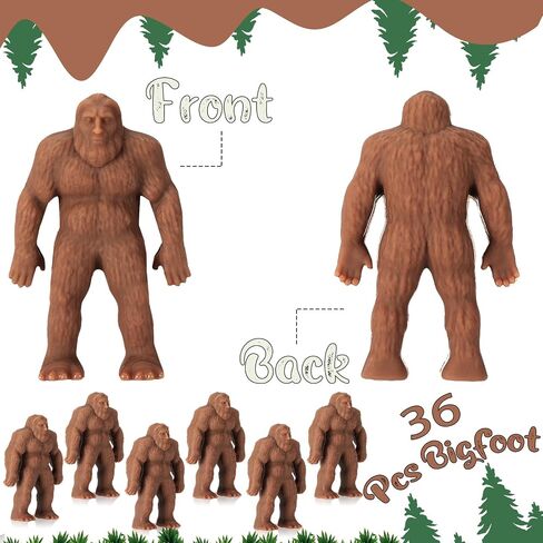 Chunful 36 جهاز كمبيوتر شخصى صغير التماثيل Bigfoot قليلا Sasquatch السائبة مصغرة Bigfoot للحزب تفضل Sasquatch المشجعين هدايا عيد ميلاد للرجال النساء خزانة الكتب المنزلية مشاهد غرفة المعيشة الديكور in Saudi Arabia