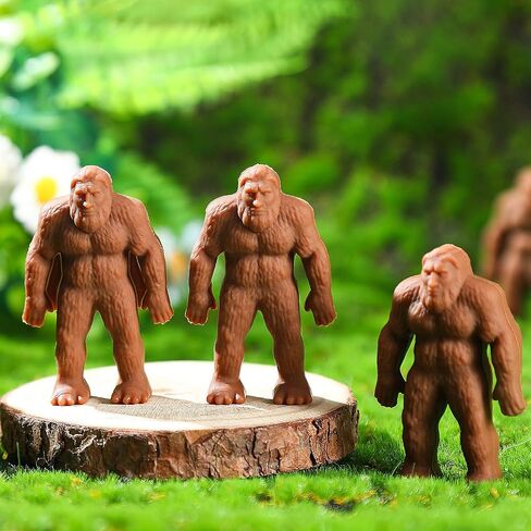 Chunful 36 جهاز كمبيوتر شخصى صغير التماثيل Bigfoot قليلا Sasquatch السائبة مصغرة Bigfoot للحزب تفضل Sasquatch المشجعين هدايا عيد ميلاد للرجال النساء خزانة الكتب المنزلية مشاهد غرفة المعيشة الديكور in Saudi Arabia