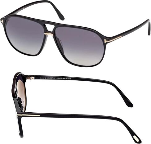 Tom Ford FT1026 BRUCE Navigator Shape POLARIZED Sunglasses With Luxury Eyewear Kit in Saudi Arabia