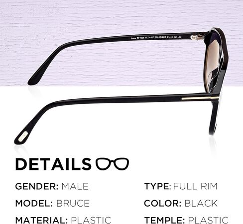 Tom Ford FT1026 BRUCE Navigator Shape POLARIZED Sunglasses With Luxury Eyewear Kit in Saudi Arabia