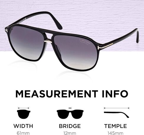Tom Ford FT1026 BRUCE Navigator Shape POLARIZED Sunglasses With Luxury Eyewear Kit in Saudi Arabia