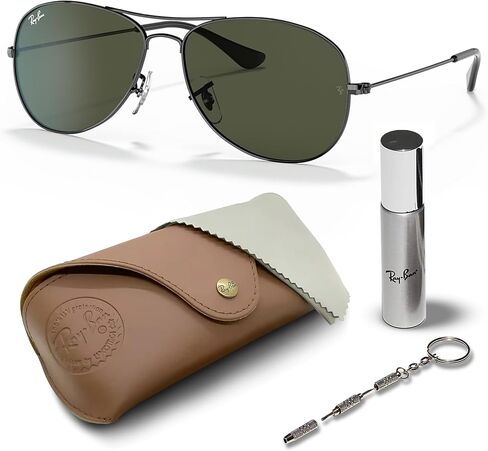 نظارة شمسية Ray-Ban RB3362 على شكل طيار على شكل طيار للرجال والنساء مع مجموعة نظارات RAYBAN الرسمية in Saudi Arabia