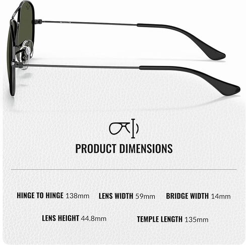 نظارة شمسية Ray-Ban RB3362 على شكل طيار على شكل طيار للرجال والنساء مع مجموعة نظارات RAYBAN الرسمية in Saudi Arabia