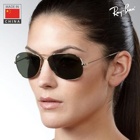 نظارة شمسية Ray-Ban RB3362 على شكل طيار على شكل طيار للرجال والنساء مع مجموعة نظارات RAYBAN الرسمية in Saudi Arabia
