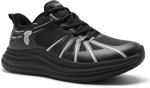 Men's Orthopedic Road Running Shoes: Comfortable Casual Arch Support Plantar Fasciitis Orthotic Sport Sneakers, Supportive Athletic Tennis Working Walking Shoes for Foot Heel and Pain Relief in Saudi Arabia