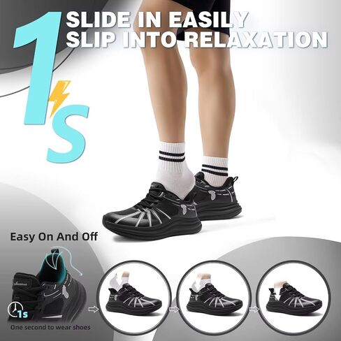 Men's Orthopedic Road Running Shoes: Comfortable Casual Arch Support Plantar Fasciitis Orthotic Sport Sneakers, Supportive Athletic Tennis Working Walking Shoes for Foot Heel and Pain Relief in Saudi Arabia