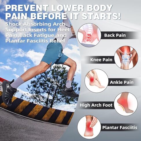 Men's Orthopedic Road Running Shoes: Comfortable Casual Arch Support Plantar Fasciitis Orthotic Sport Sneakers, Supportive Athletic Tennis Working Walking Shoes for Foot Heel and Pain Relief in Saudi Arabia