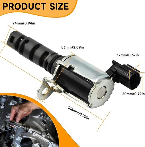 متغير صمام توقيت الملف اللولبي التحكم في الزيت VVT لـ 2004-2006 Scion xA xB 2000-2005 Toyota Echo 2001-2009 Prius 2007-2016 Yaris- متوافق مع أجزاء OEM 1533040020 in Kuwait