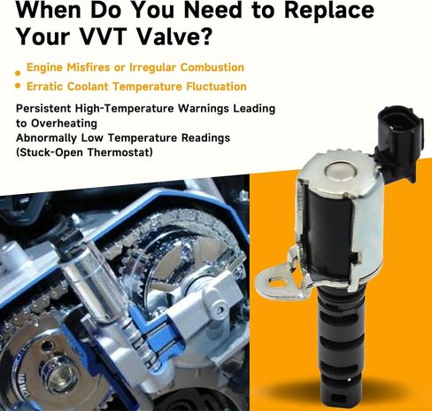 متغير صمام توقيت الملف اللولبي التحكم في الزيت VVT لـ 2004-2006 Scion xA xB 2000-2005 Toyota Echo 2001-2009 Prius 2007-2016 Yaris- متوافق مع أجزاء OEM 1533040020 in Kuwait
