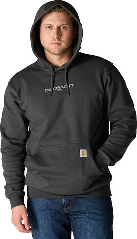 سترة Carhartt الرجالية Rain Defender فضفاضة متوسطة الوزن 1889 برسوم جرافيك in Saudi Arabia