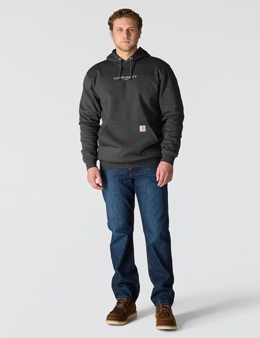 سترة Carhartt الرجالية Rain Defender فضفاضة متوسطة الوزن 1889 برسوم جرافيك in Saudi Arabia