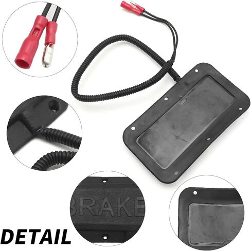 2Pcs Golf Cart Brake Light Switch, Copper Brake Pad Switch, Replacement for EZGO Replacement for Yamaha Golf Carts Models in Saudi Arabia