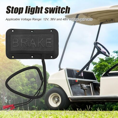 2Pcs Golf Cart Brake Light Switch, Copper Brake Pad Switch, Replacement for EZGO Replacement for Yamaha Golf Carts Models in Saudi Arabia