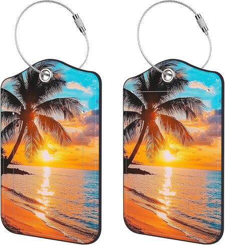 Luggage Tag for Suitcase Retriever Under The Starry Sky Luggage Tag with Private Name and Address Tags 2 Pack Unique Travel Tags for Men and Women in Saudi Arabia