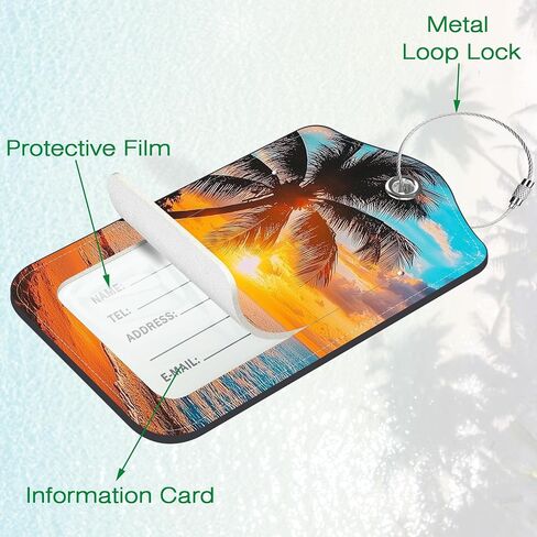 Luggage Tag for Suitcase Retriever Under The Starry Sky Luggage Tag with Private Name and Address Tags 2 Pack Unique Travel Tags for Men and Women in Saudi Arabia