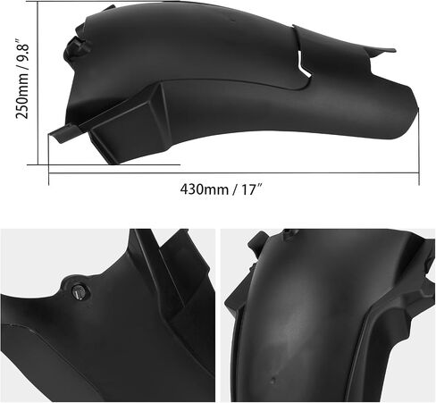 NICECNC Rear Wheel Fender Mudguard Rear Wheel Mudsling Splash Guard Compatible with BMW R1250GS 2018 2019 2020 2021 2022 2023, Motorcycle Fender, Black in Saudi Arabia