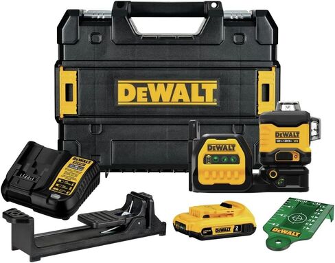 DEWALT 20V/12V MAX Laser Level, Cross Line Laser and 5 Spot Laser, Green, Bare Tool Only (DCLE34520GB) in Saudi Arabia