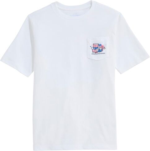 vineyard vines Boys' Uncle Sam Whale Short-Sleeve Pocket Tee in Saudi Arabia