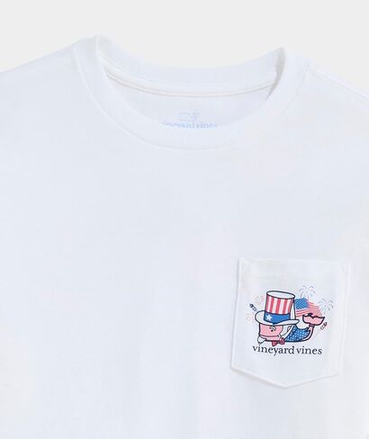 vineyard vines Boys' Uncle Sam Whale Short-Sleeve Pocket Tee in Saudi Arabia