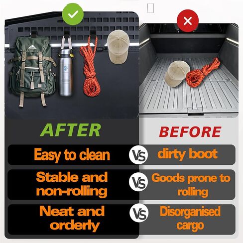 8 Pack molle Board Hook for Tesla Cybertruck,Panel Accessories,cybertruck Accessories,for MOLLE Panels and Vault Cargo Dividers in Saudi Arabia