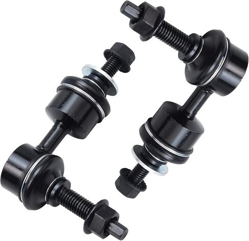 محور ديترويت - قطعتان من قضبان Sway الخلفية الخلفية لـ 2012-2018 Ford Focus 2013-2018 C-MAX 2 Stabilizer Sway Bar End Links 2014 2015 2016 2017 K750465 in Saudi Arabia