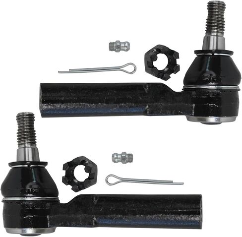Detroit Axle - Front 8pc Suspension Kit for 2004-2005 Chevy Colorado GMC Canyon, 2006 Isuzu i-350, 2 Stabilizer Sway Bars 4 Inner Outer Tie Rod Ends 2 Boots Replacement in Saudi Arabia