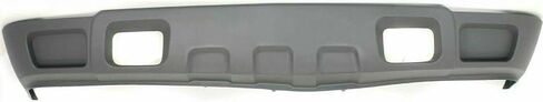 Front Bumper Chrome Steel + Upper Cover + Lower Valance Textured + Bracket Set Of 6 RH & LH Direct Replacement Compatible With 2003-2006 Chevrolet Silverado 2500HD 3500 GM1051109 in Saudi Arabia