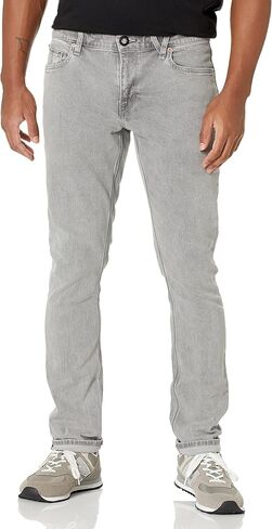 Volcom Men's Regular 2x4 Stretch Denim Jean, Black Out 1, 33W x 34L in Saudi Arabia