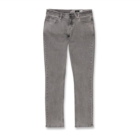 Volcom Men's Regular 2x4 Stretch Denim Jean, Black Out 1, 33W x 34L in Saudi Arabia