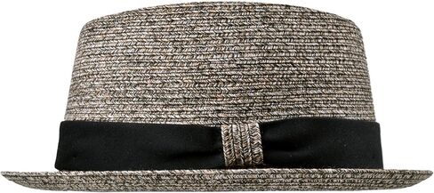 Subway Poly Braid Sun Hat for Women Men Crushable Beach Hat Pork Pie Crowm Shape Cloth with PB Detail SPF 80 in Kuwait