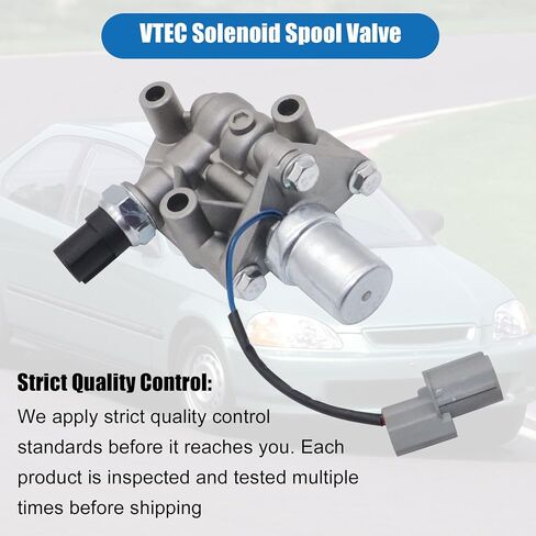 XQSMWF 15810-plr-a01 صمام بكرة الملف اللولبي VTEC مع حشية متوافق مع Honda Civic 1.7L 2001 2002 2003 2004 2005 استبدال 15810-PLR-A01 15810PLRA01 in Saudi Arabia