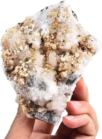 Natural Chalcopyrite Rock Specimens Symbiosis Red Crystal Quartz Rough Mineral Stone Collection Crystal Gifts 0.4-0.6 Pound in Kuwait