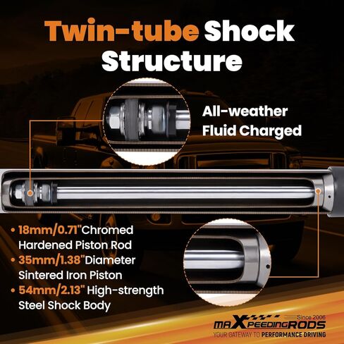 مثبت التوجيه maxpeedingrods لسيارة Ford F250 F350 Super Duty 4WD 1999-2004 لسيارة Ford Excursion 4WD 2000-2005, G1 نسخة مطورة in Saudi Arabia