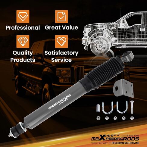 مثبت التوجيه maxpeedingrods لسيارة Ford F250 F350 Super Duty 4WD 1999-2004 لسيارة Ford Excursion 4WD 2000-2005, G1 نسخة مطورة in Saudi Arabia