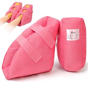 Heel Protectors for Pressure Sores - Adjustable Bed Sore Heel Boot, Pressure Ulcer Cushion Pillow for Elderly Bedridden & Surgery Recovery, Ankle & Foot Support Supplie in Saudi Arabia