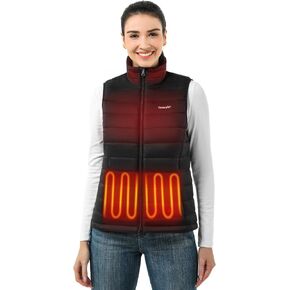 Heated Vest Women,Lightweight Quilted Electric Vests With Battery Pack Included,Rechargeable Insulated heat jacket in Saudi Arabia
