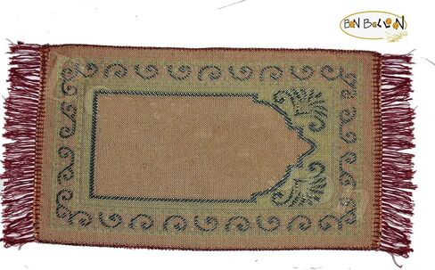 (Red) Childrens Muslim Prayer Carpet Rug Mat Islamic Salat Small Kids Sajda Janamaz Rugs Sajadah Namaz Sajjadah Small Child Toddler Mosque Mini Praying Gebetsteppich Musallah Salah Ramadan in Saudi Arabia